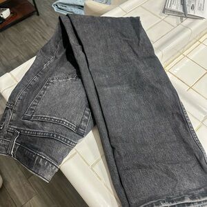 Abercrombie & Fitch Women’s Dark Gray Straight Jeans